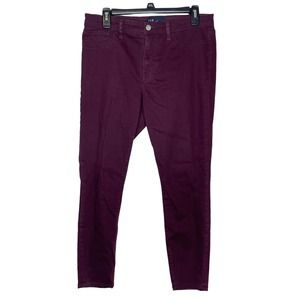 Gap Women's Favorite‎ Jegging Mom Jeans Mid-Rise Stretch Cotton Purple Size 8/29
